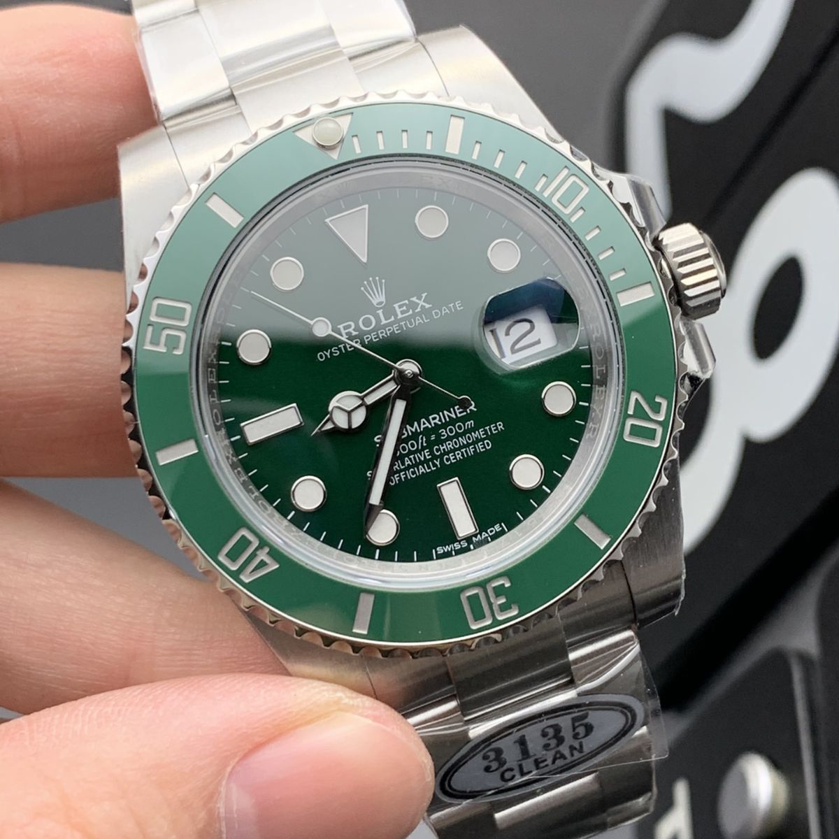 [Super Clone] Regency Diver Date 41 mm Timeless Green Bezel Green mint Dial 6190