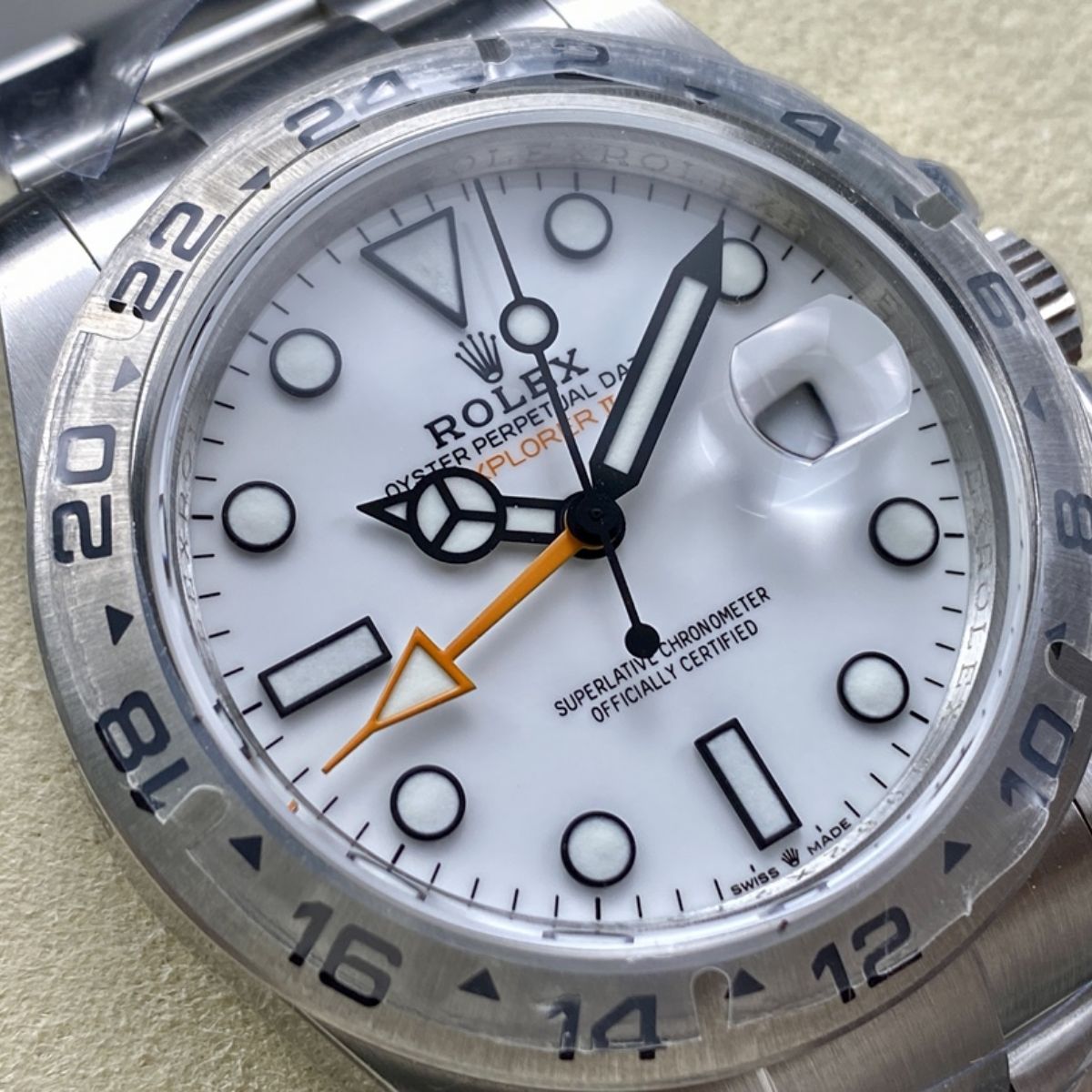 [Super Clone] Regency Adventurer II 42 mm Timeless Silver Bezel White Dial 226570 7512