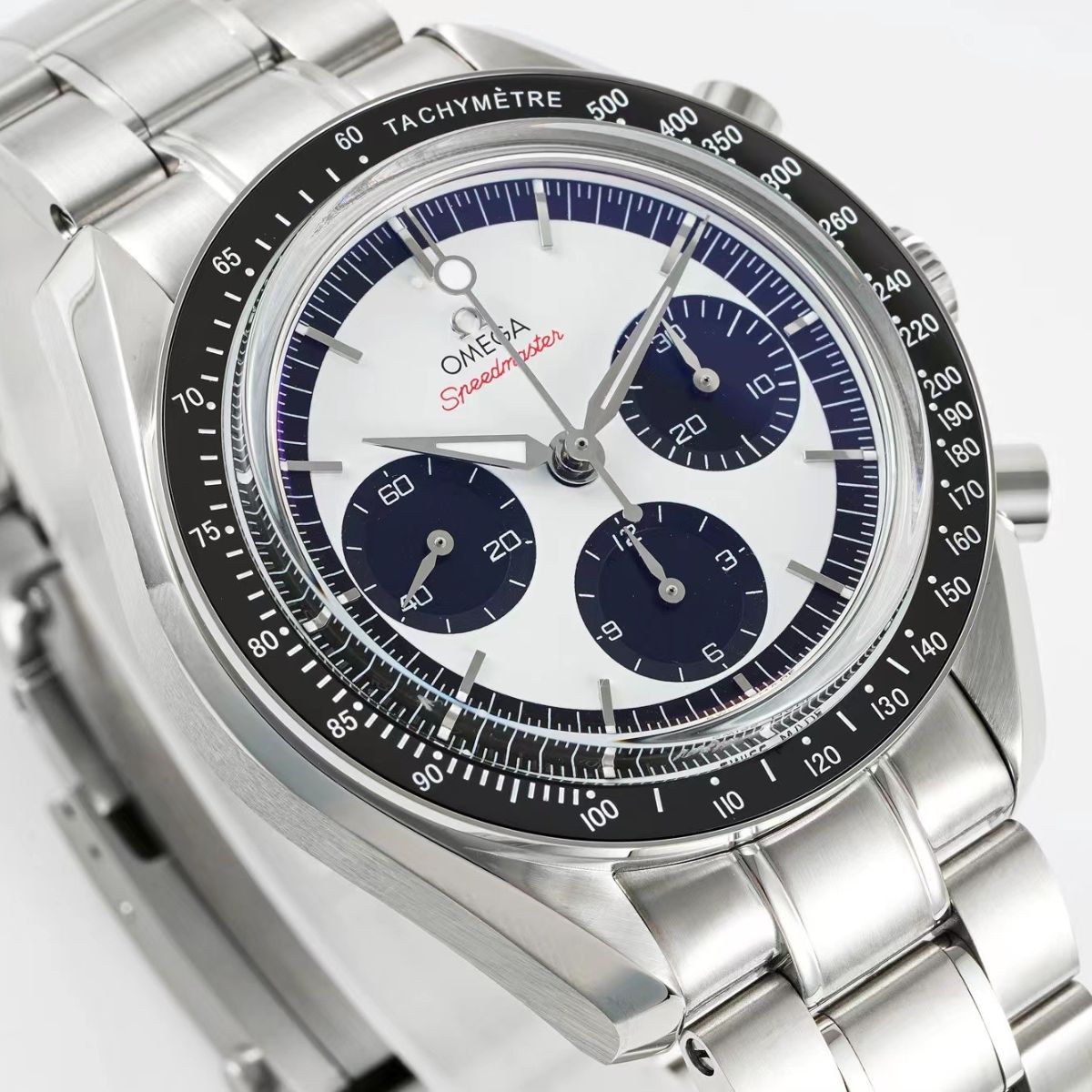 Celestial Moon Chronograph 40mm Steel On Steel Panda Dial 5347