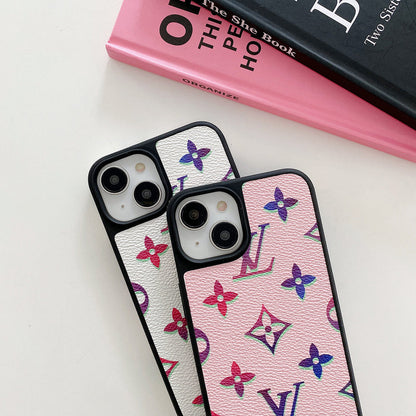 Lou Color Leather iPhone Case