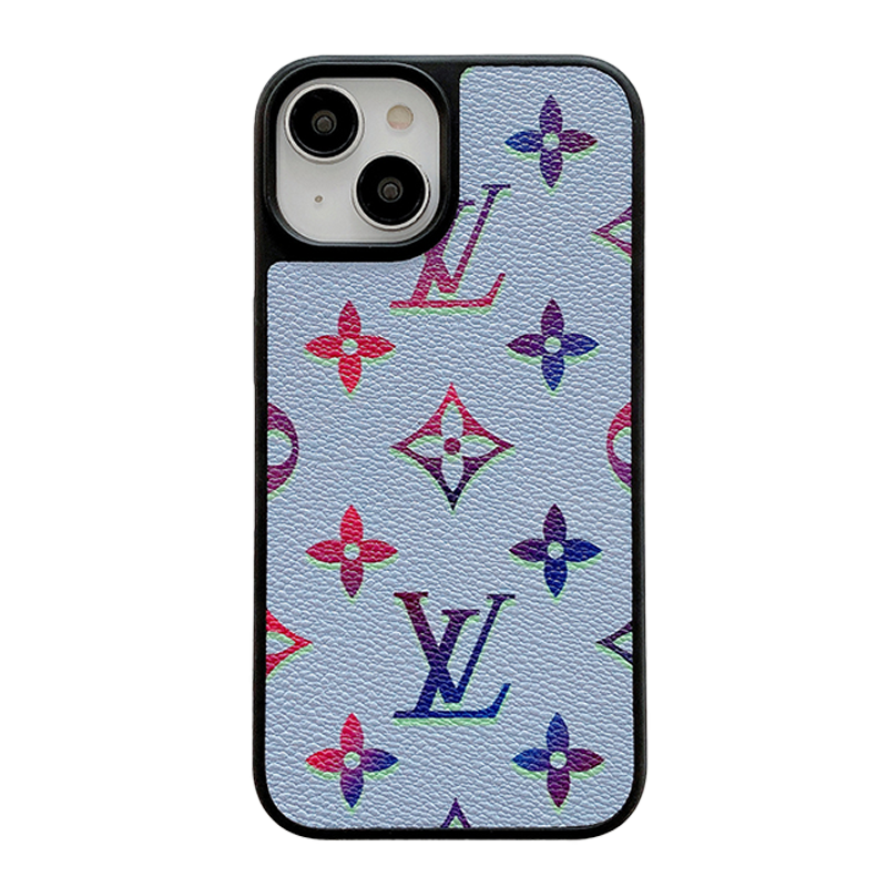 Lou Color Leather iPhone Case