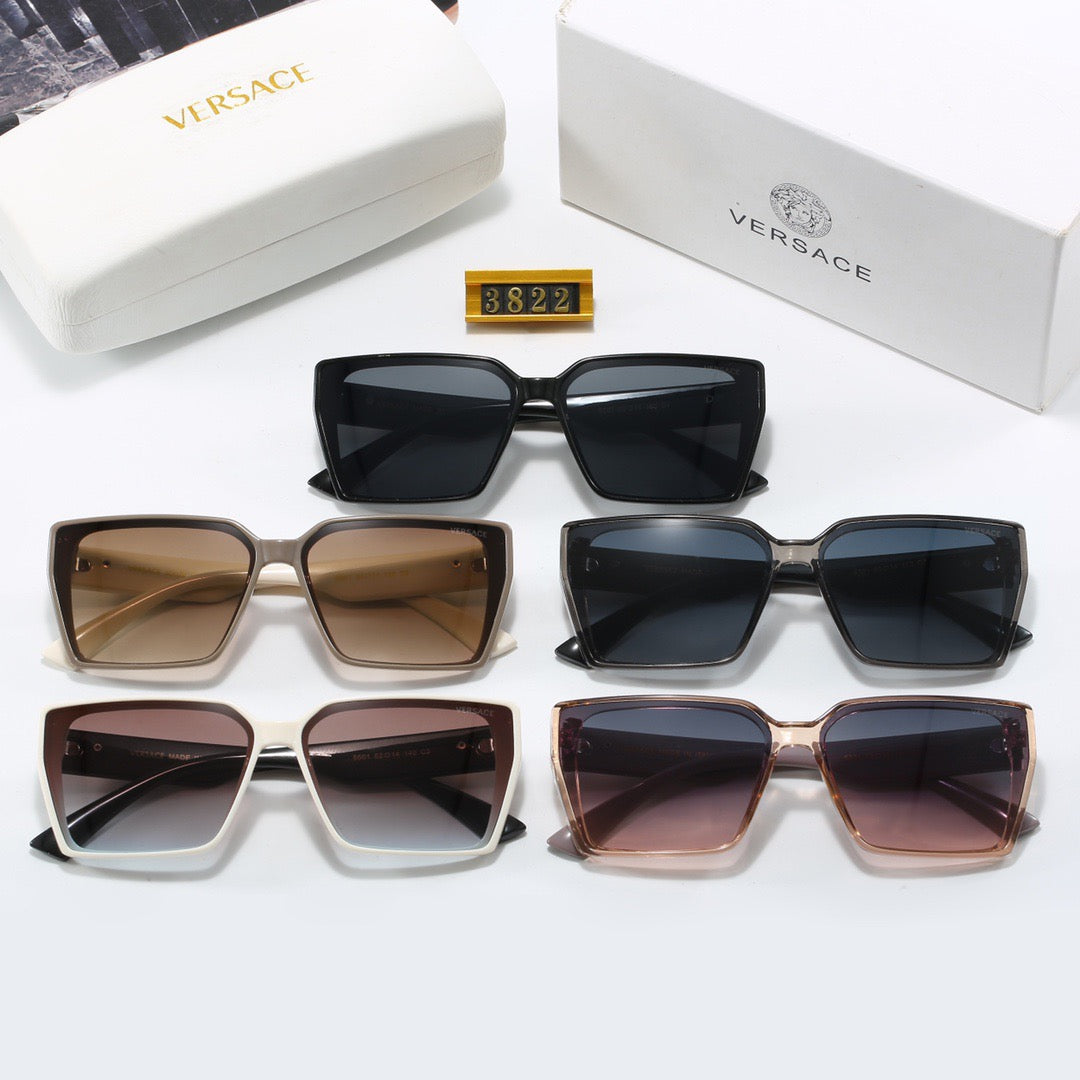2026 Vintage Square Emblem Sunglasses