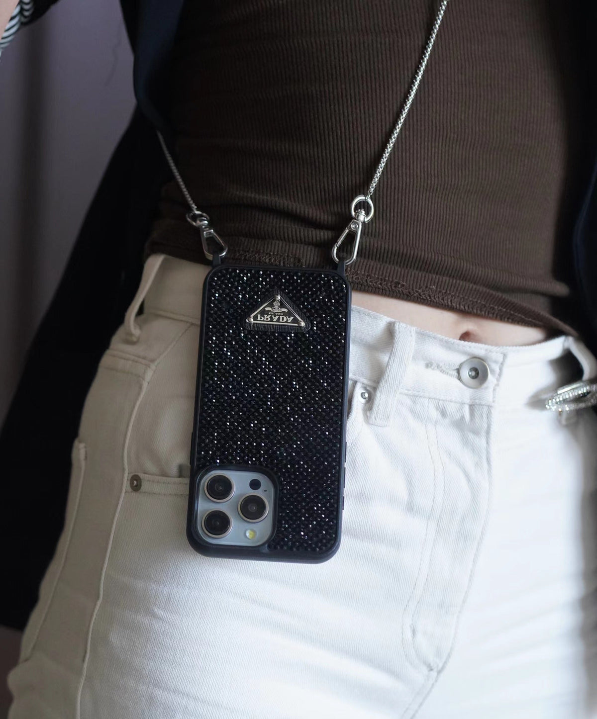 Pra Diamond Crossbody iPhone Case