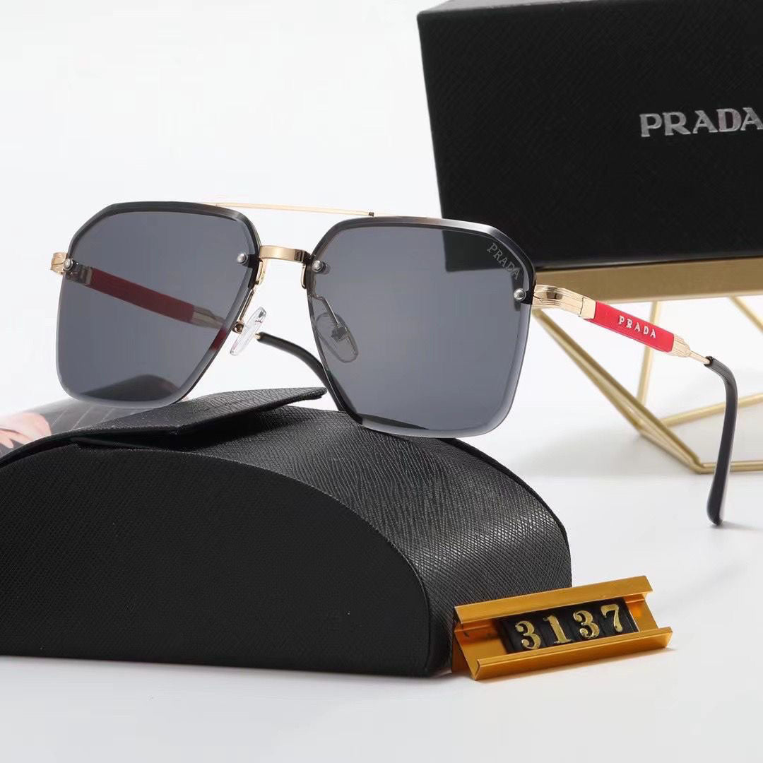 2024 Hot new metal frame square lens sunglasses