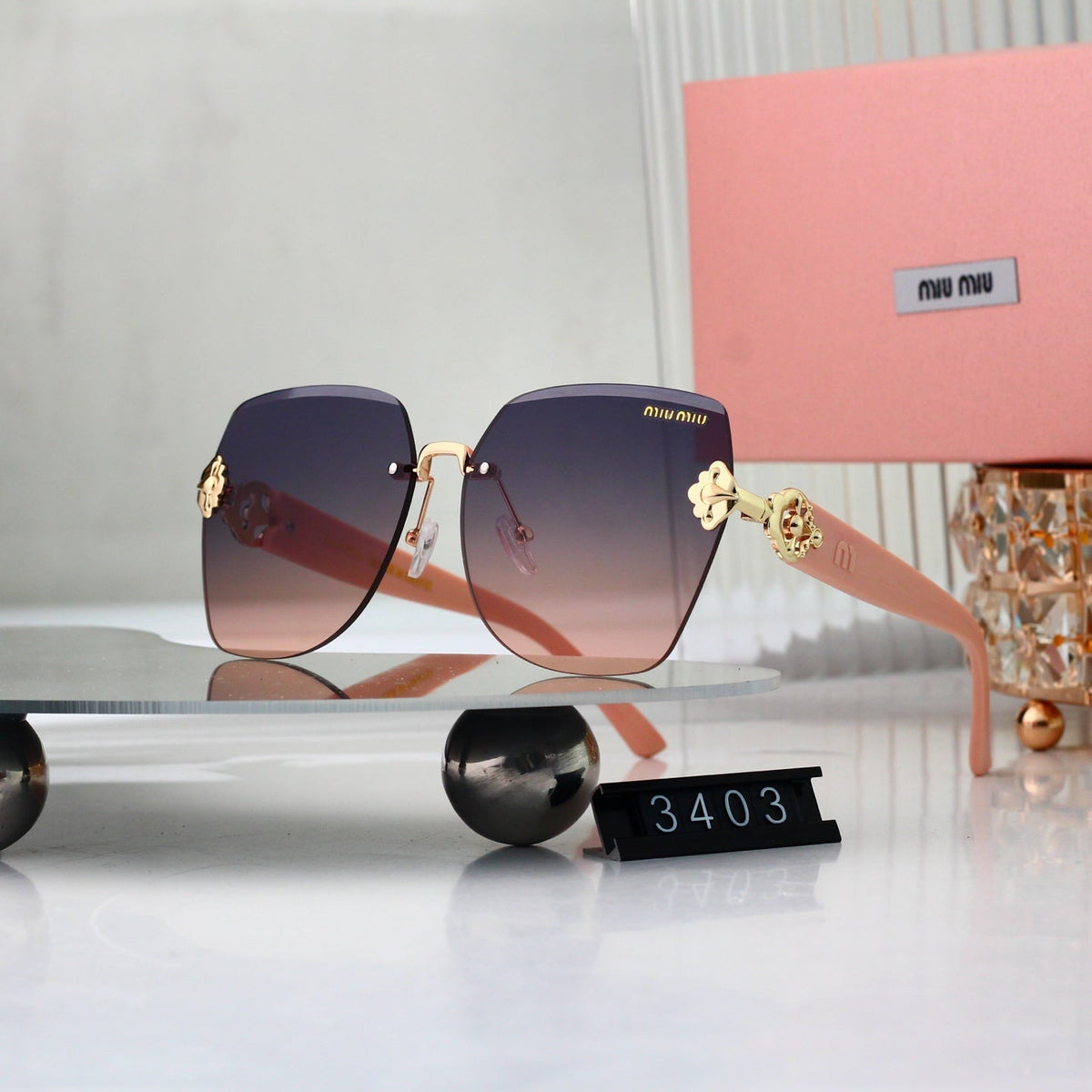 2026 New Frameless Metal Sunglasses