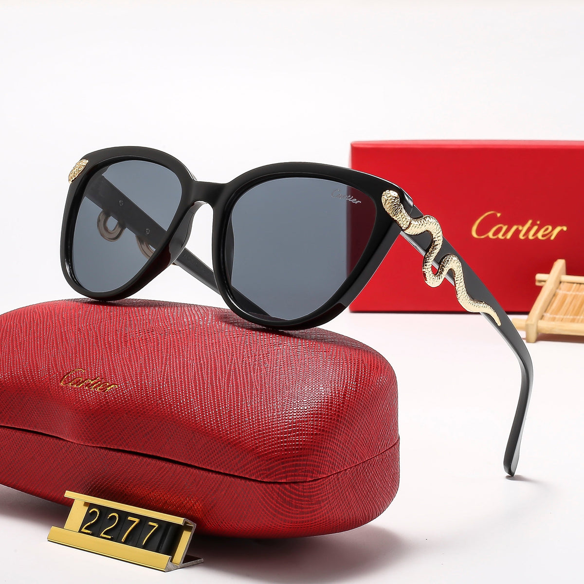 2026 7 colors golden snake logo hot sunglasses