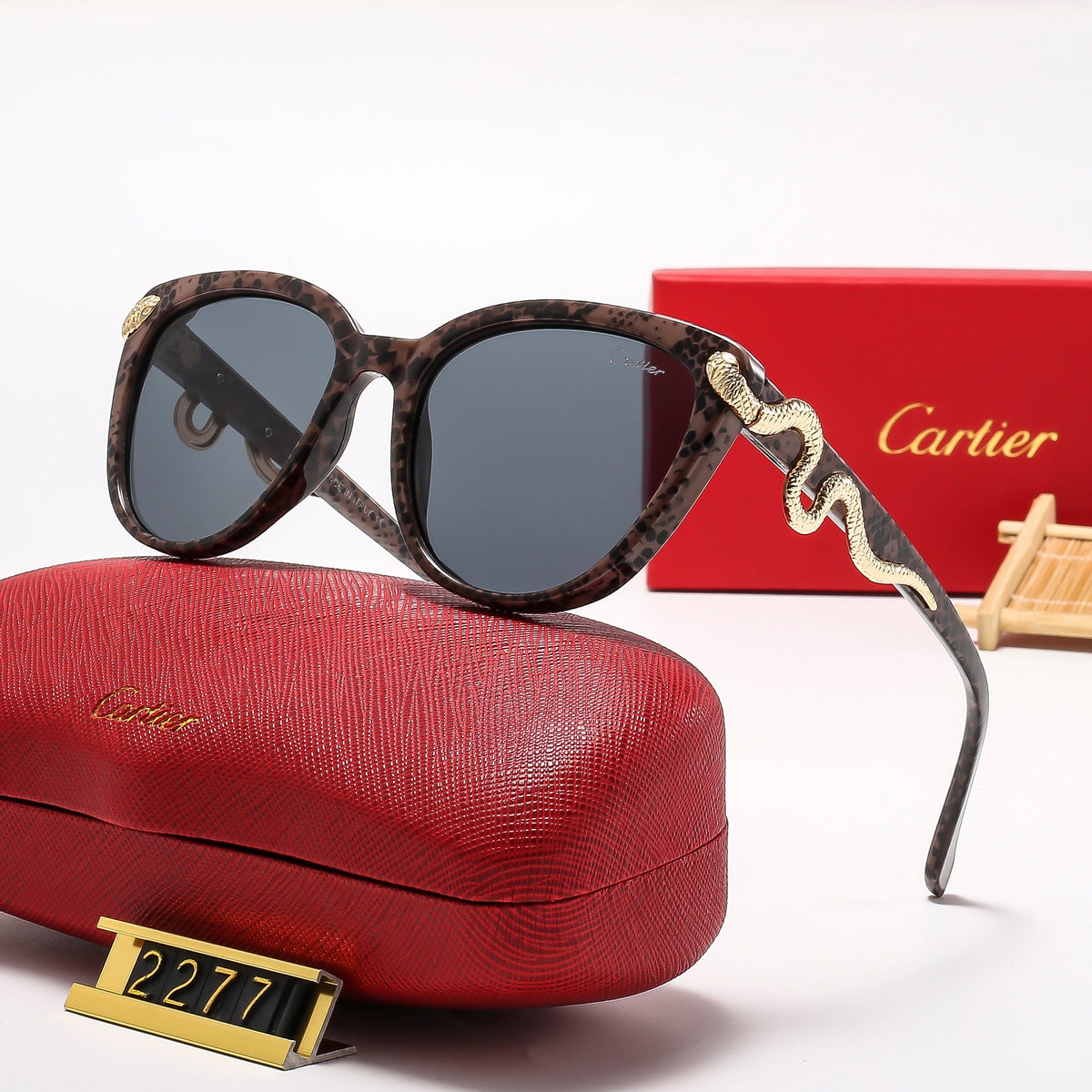 2026 7 colors golden snake logo hot sunglasses