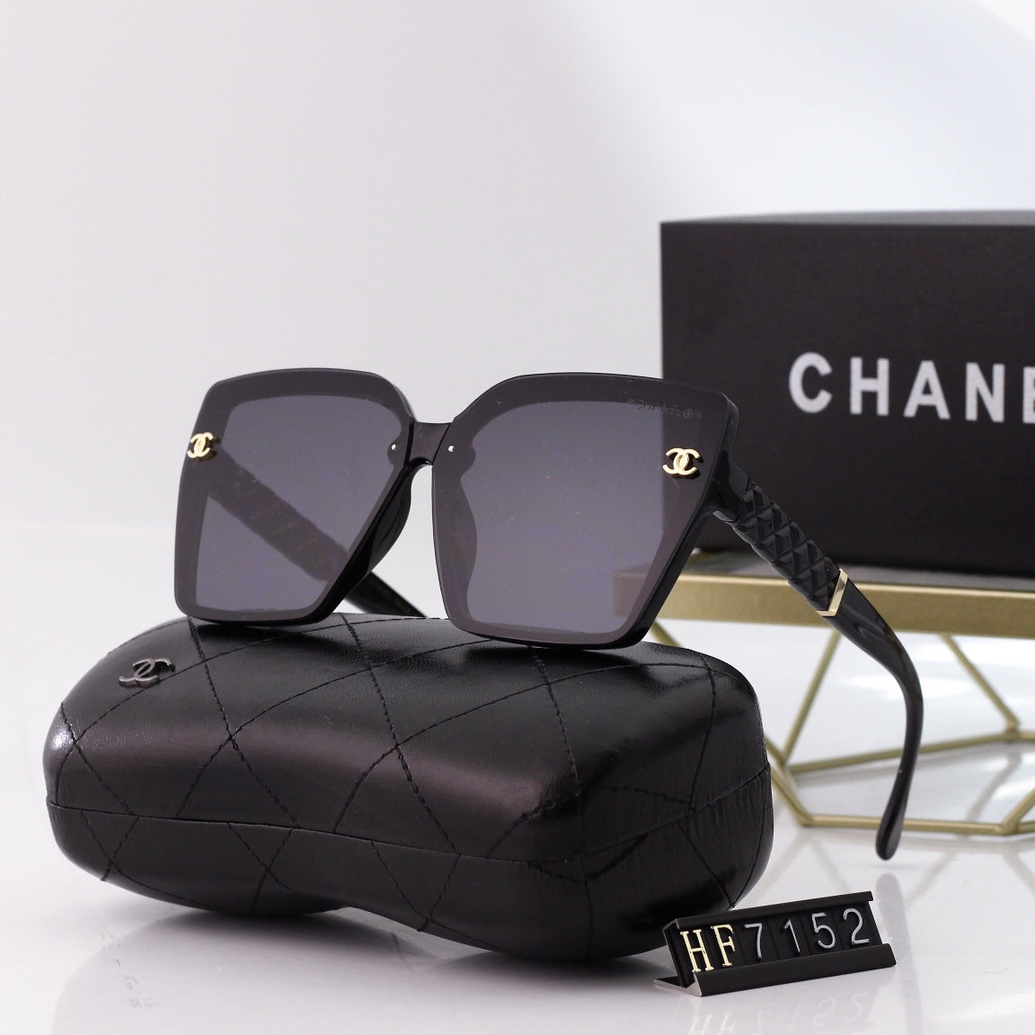2026 5-color nylon lens ultra-light frame sunglasses 7152