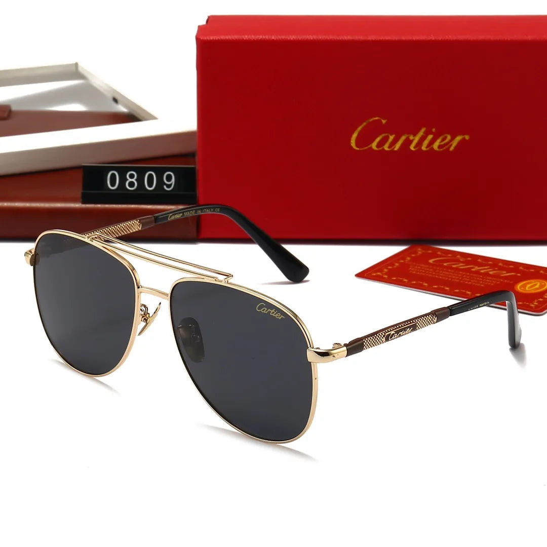 2026 Neutral Polarized Double Bridge Sunglasses