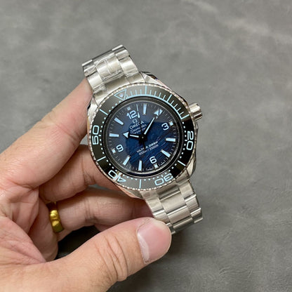 Celestial Ocean Diver 600M 46mm Steel On Steel Blue Dial 9838