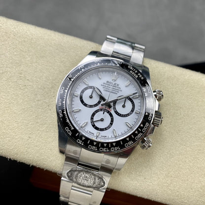 [Super Clone] Regency Racing Chronograph 40 mm Timelesssteel Ceramic Bezel Panda Dial 126500LN 4470