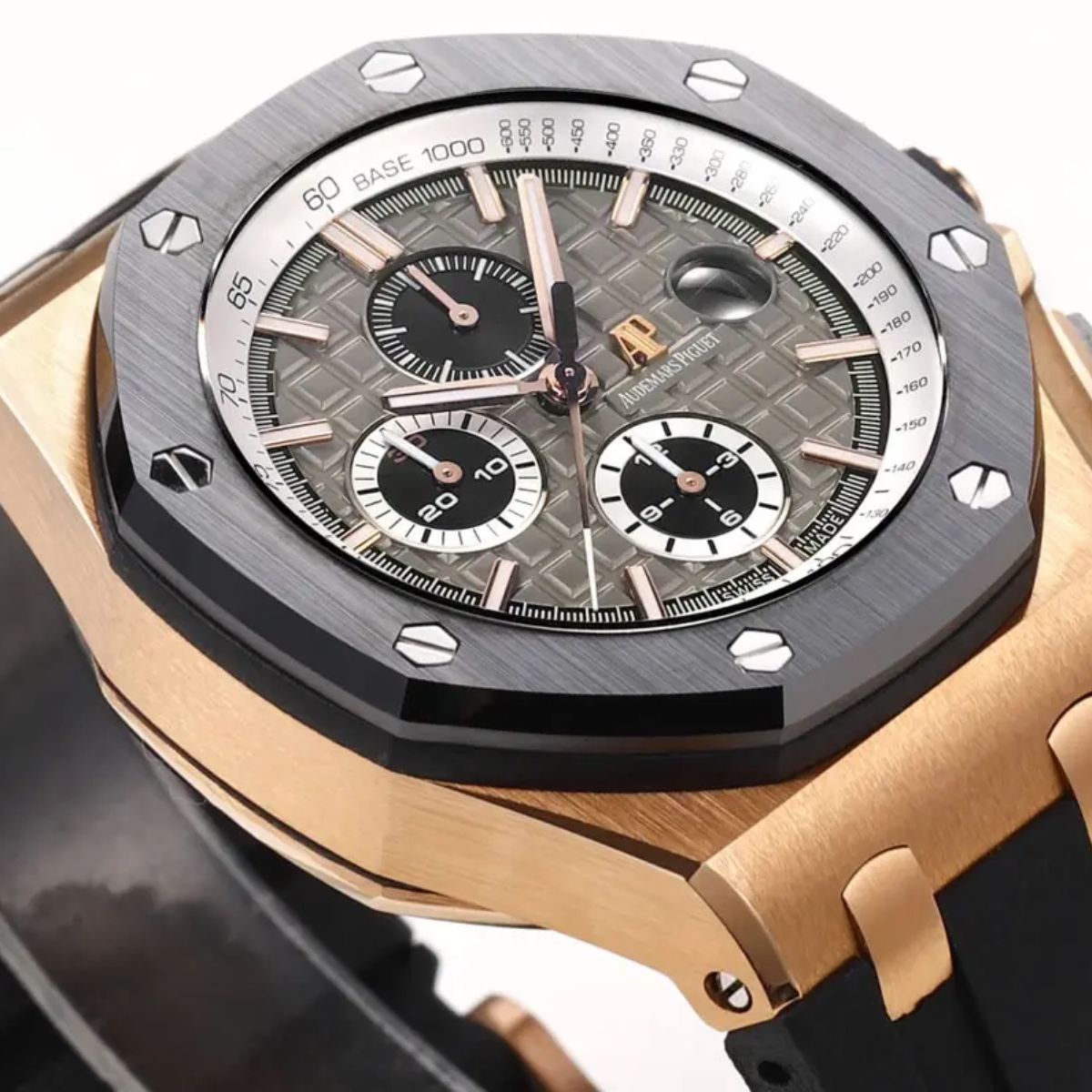 Prestige Atelier Coastal Sport Chronograph 44mm Grey Dial Rose Gold 1430