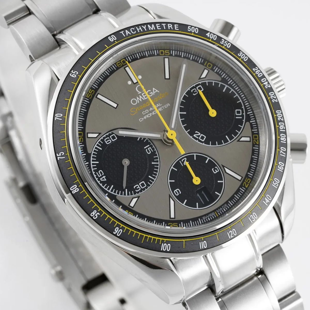 Celestial Racing Chronograph 40mm Steel On Steel Grey Dial 6379