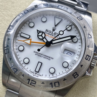 [Super Clone] Regency Adventurer II 42 mm Timeless Silver Bezel White Dial 226570 7512