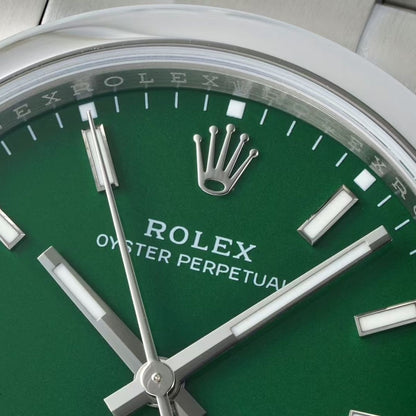 [Super Clone] Regency Timeless Perpetual 41 mm Timeless Trapeze Bezel Green Dial 134300 1775