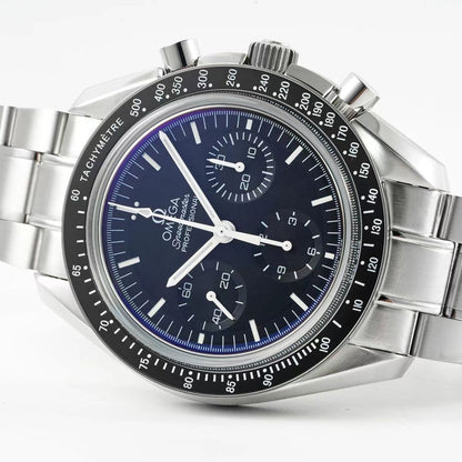Celestial Moon Chronograph Professional 42mm Steel On Steel Blue Dial 6189