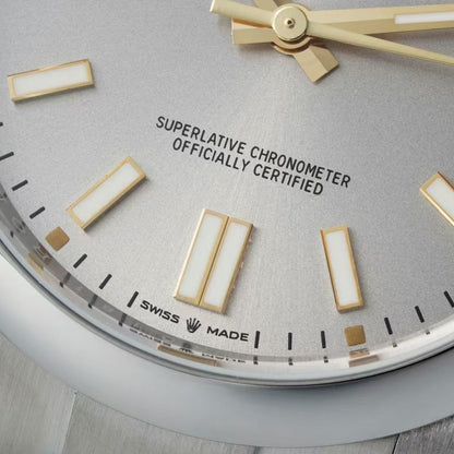 [Super Clone] Regency Timeless Perpetual 36 mm Timeless Trapeze Bezel Silver Dial 126000 8685