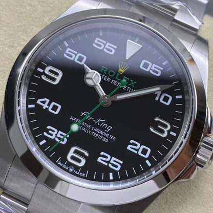 Regency Air King 40 mm Timeless Trapeze Bezel Black Dial 126900 6563