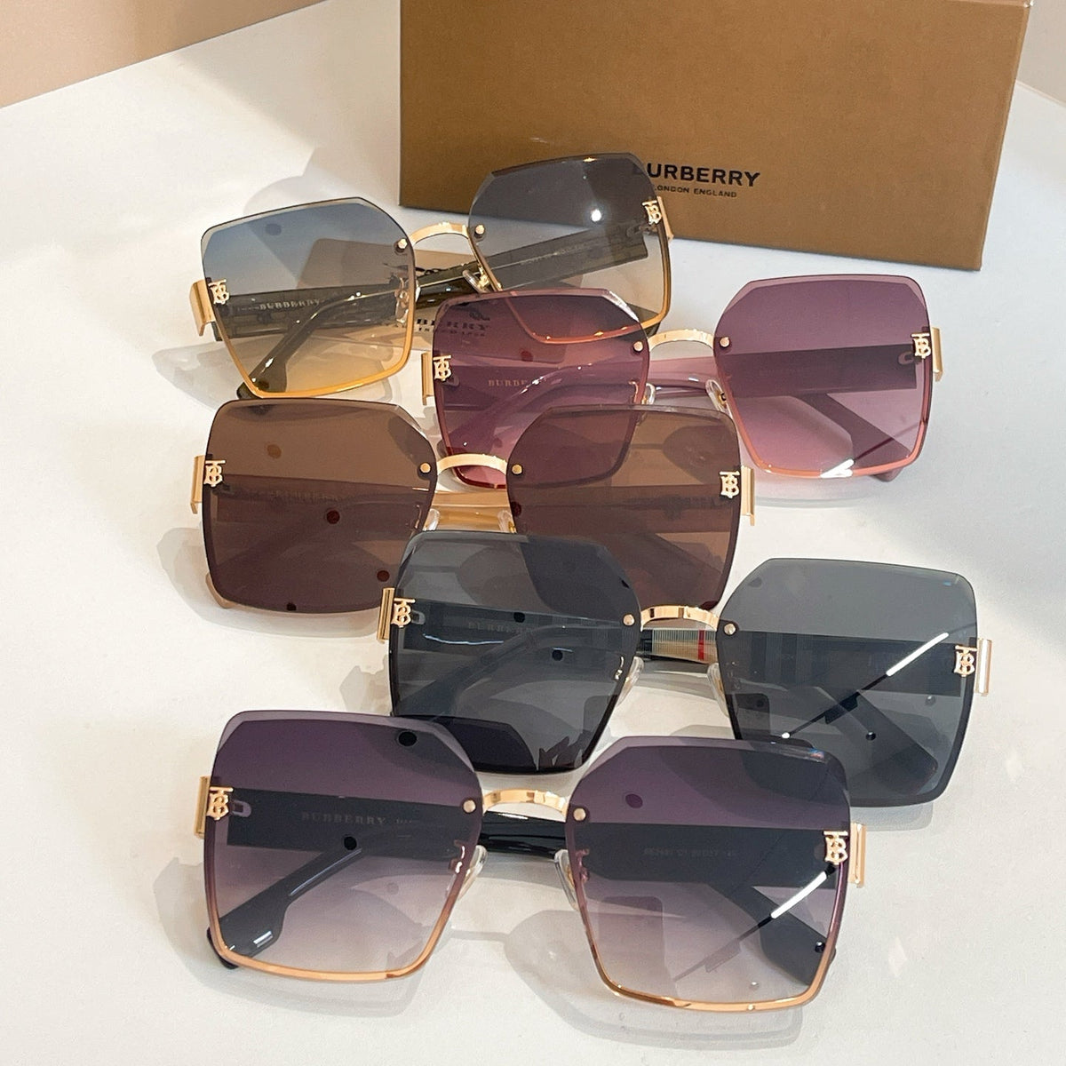 2024 New Fashion Large Frame Sunglasses in 5 Colors BE2491