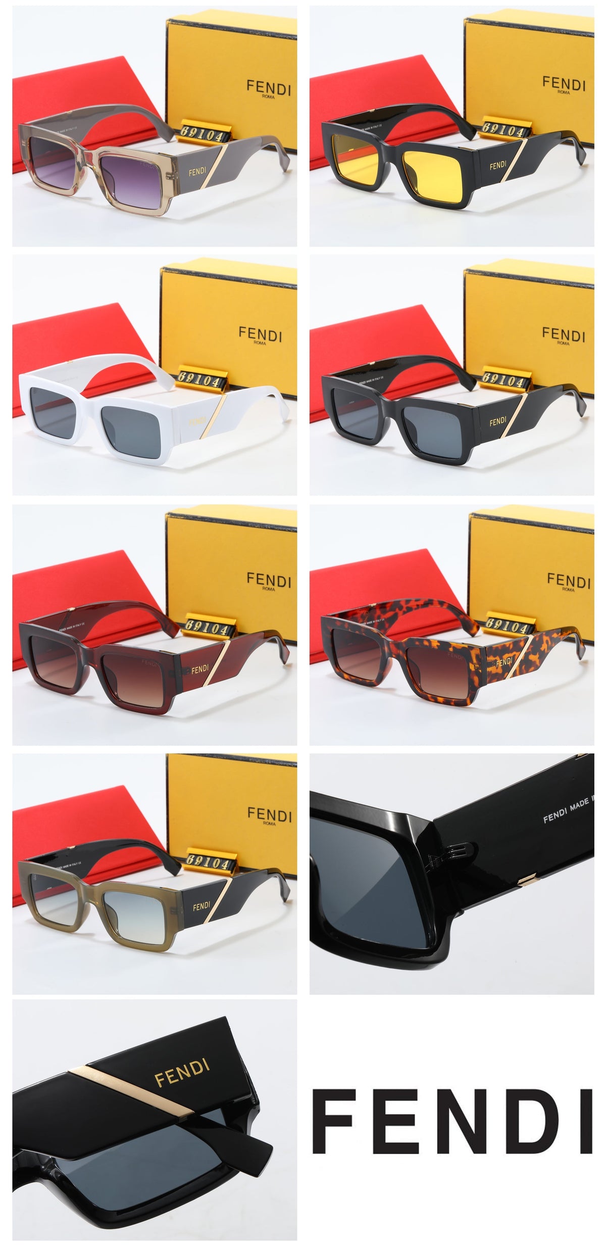 2026 7 colors Very beautiful new sunglasses  69104
