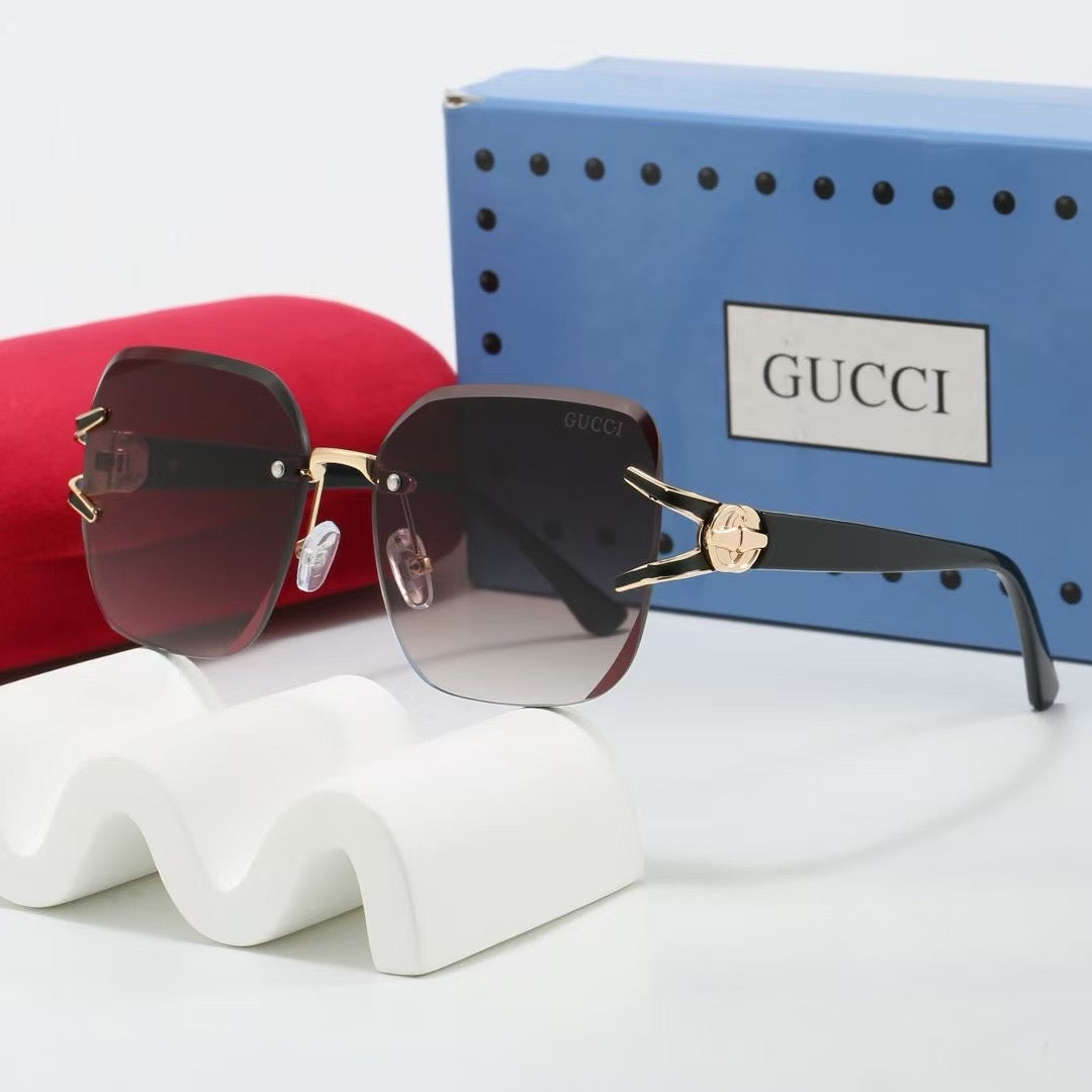 2026 Gradient frameless thin sunglasses