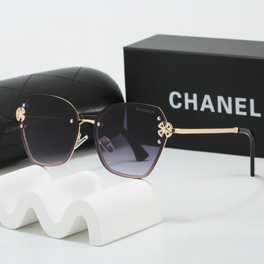 2026 7 colors frameless metal thin lens sunglasses