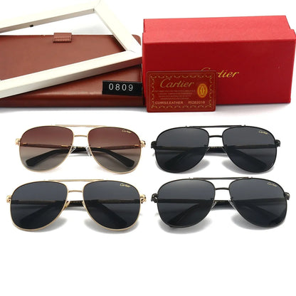 2026 Neutral Polarized Double Bridge Sunglasses