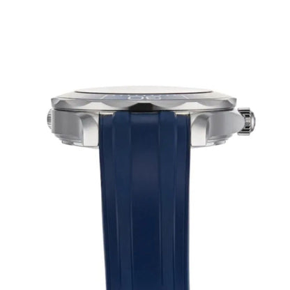 Celestial Seafarer Diver 300M 42mm Steel On Rubber Strap Blue Dial 5386