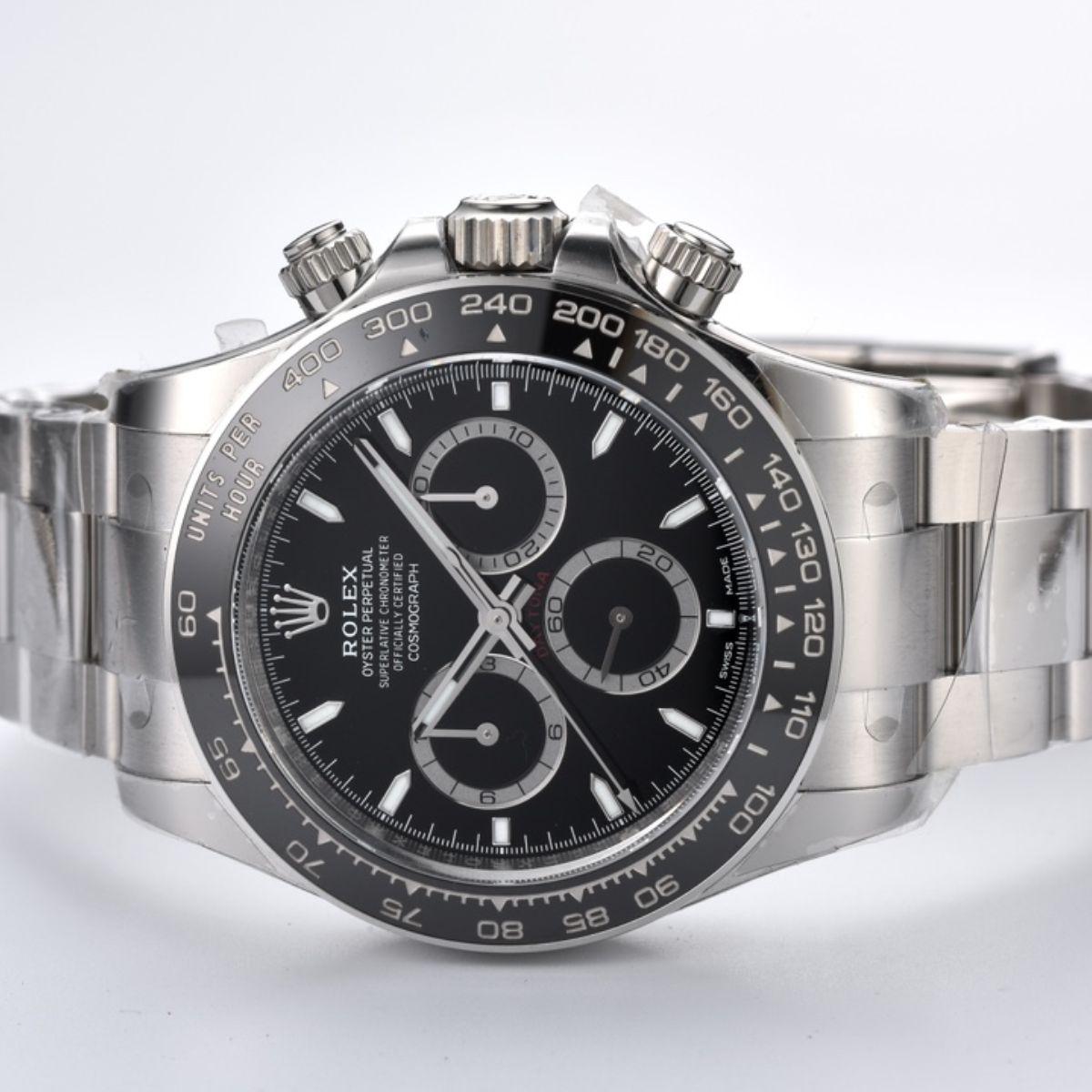 Regency Racing Chronograph 40 mm Timelesssteel Ceramic Bezel Panda Dial 126500LN 3386