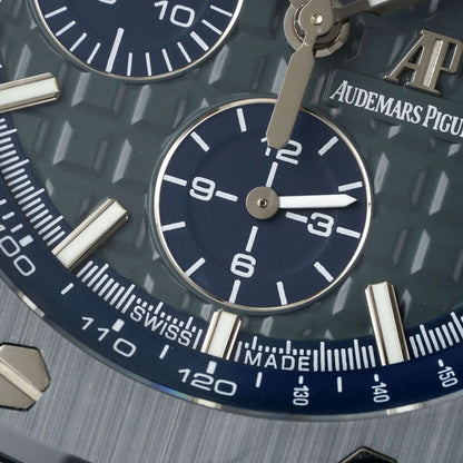 Prestige Atelier Coastal Sport Chronograph 44mm Grey Blue Dial Steel 5645