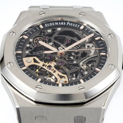 [Super Clone] Prestige Atelier Octagon Sport Double Balance Wheel Openworked 41mm Skeleton Dial Stainless Steel 3556