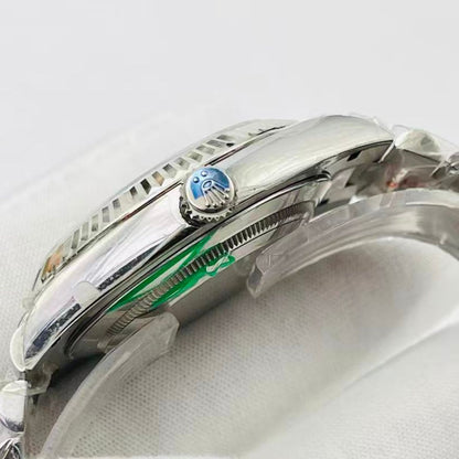 [Super Clone] Regency Classic Date 36 mm Five-Link Fluted Bezel White Dial 126234 8923