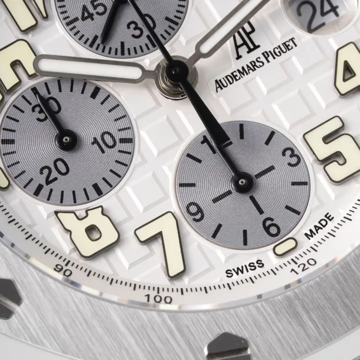 [Super Clone] Prestige Atelier Coastal Sport Chronograph 42mm White Dial Stainless Steel 9115