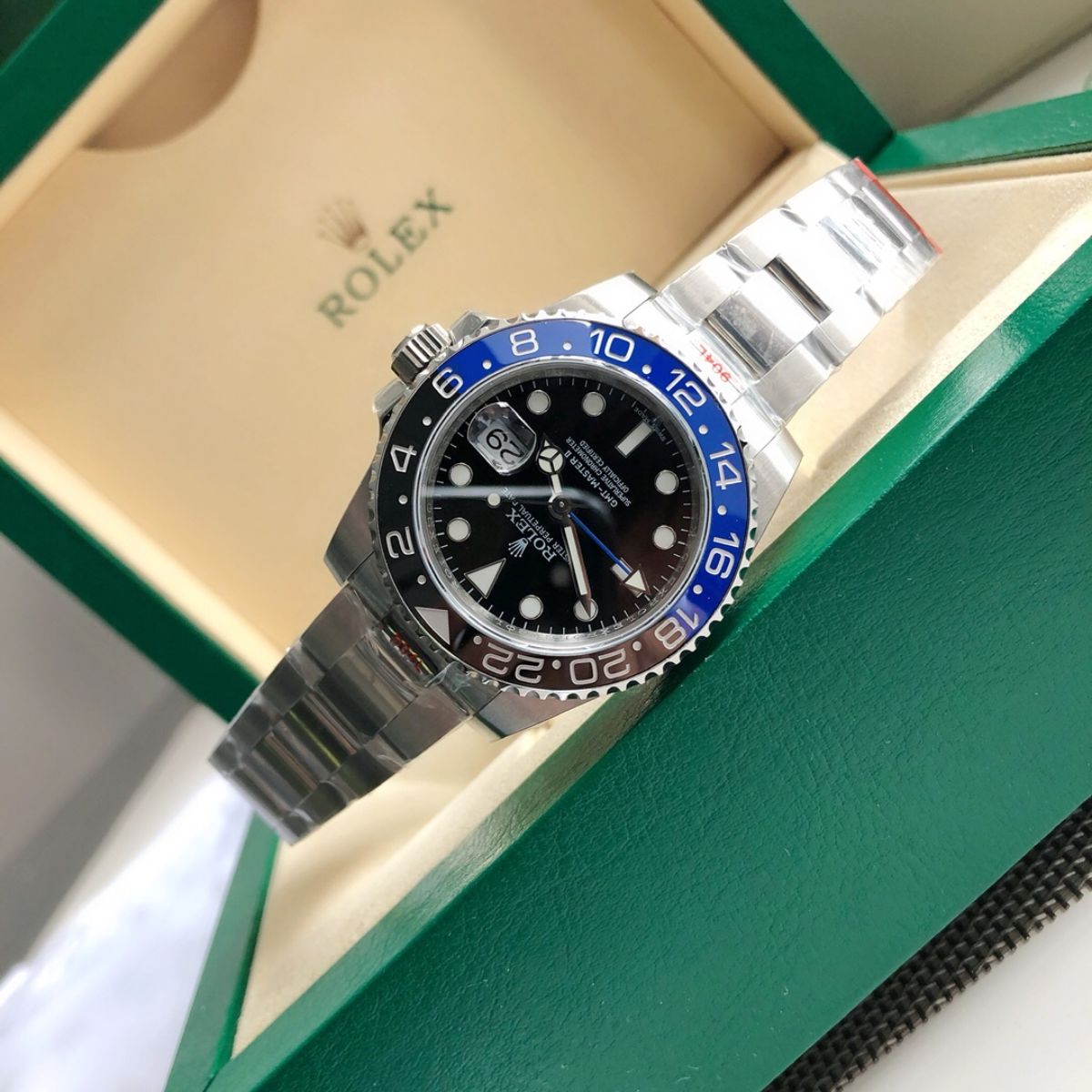 [Super Clone] Regency Traveller Traveller 40 mm Timeless Blue and black Bezel Black Dial 126710BLNR 1615