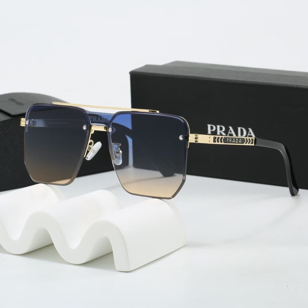 2026 New gradient frameless thin sunglasses