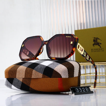 2025 6 colors new prismatic high-definition lens full frame design sunglasses 3328