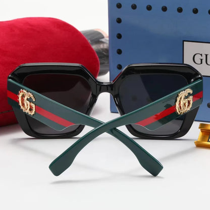 2026 Striped Frame Vintage Sunglasses