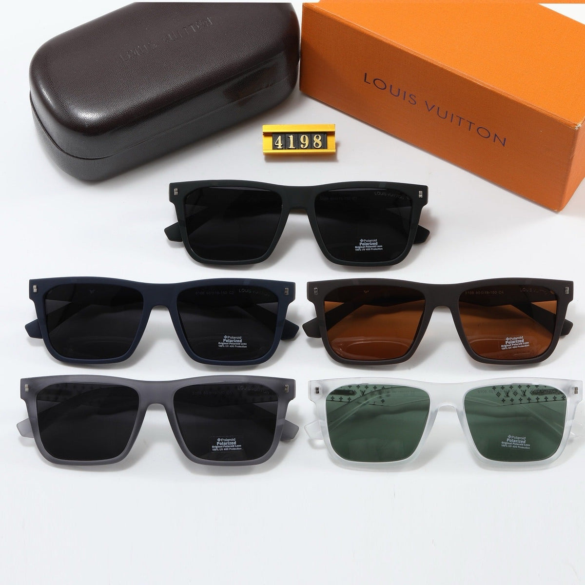 2026 5 colors full thick frame sunglasses 4198