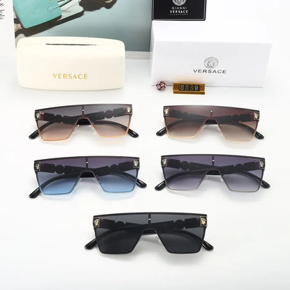 2026 New Fashion Half-Portrait Logo Sunglasses