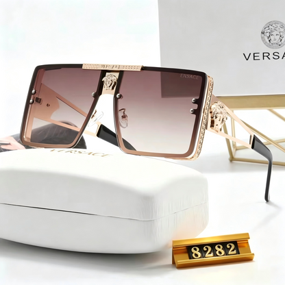 2026 High-End Leisure Travel Versatile Square Sunglasses Style 8282