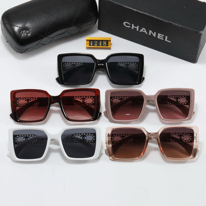 2026 5 colors new full lens iconic logo sunglasses