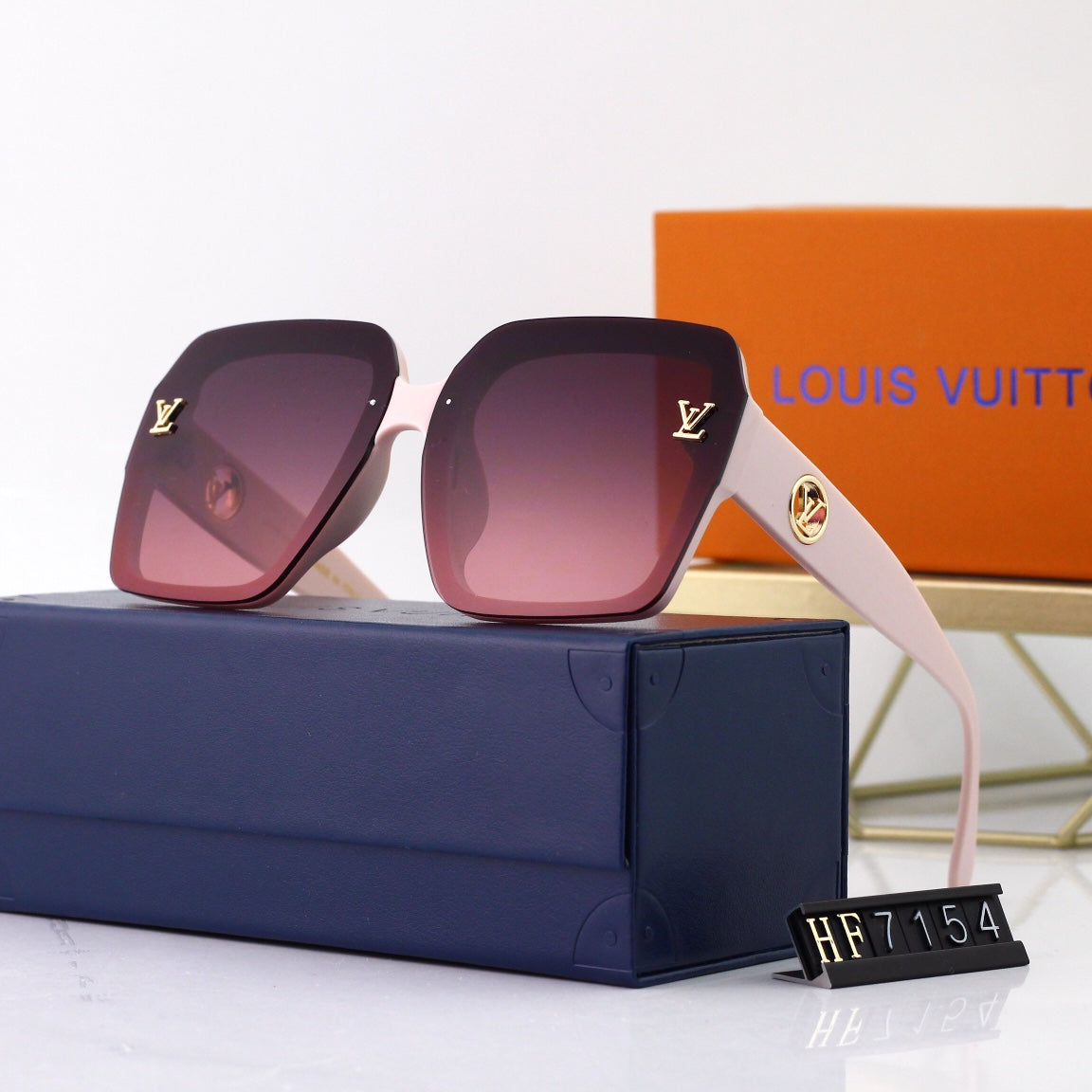 2026 6-color ultra-light frame sunglasses 7154
