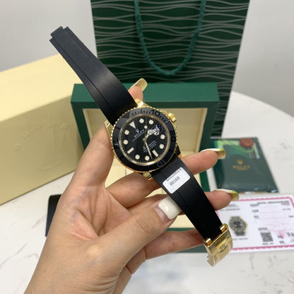 [Super Clone] Regency Marine Master 42 mm Rubber Black Ceramic Bezel Black Dial 226658 6653