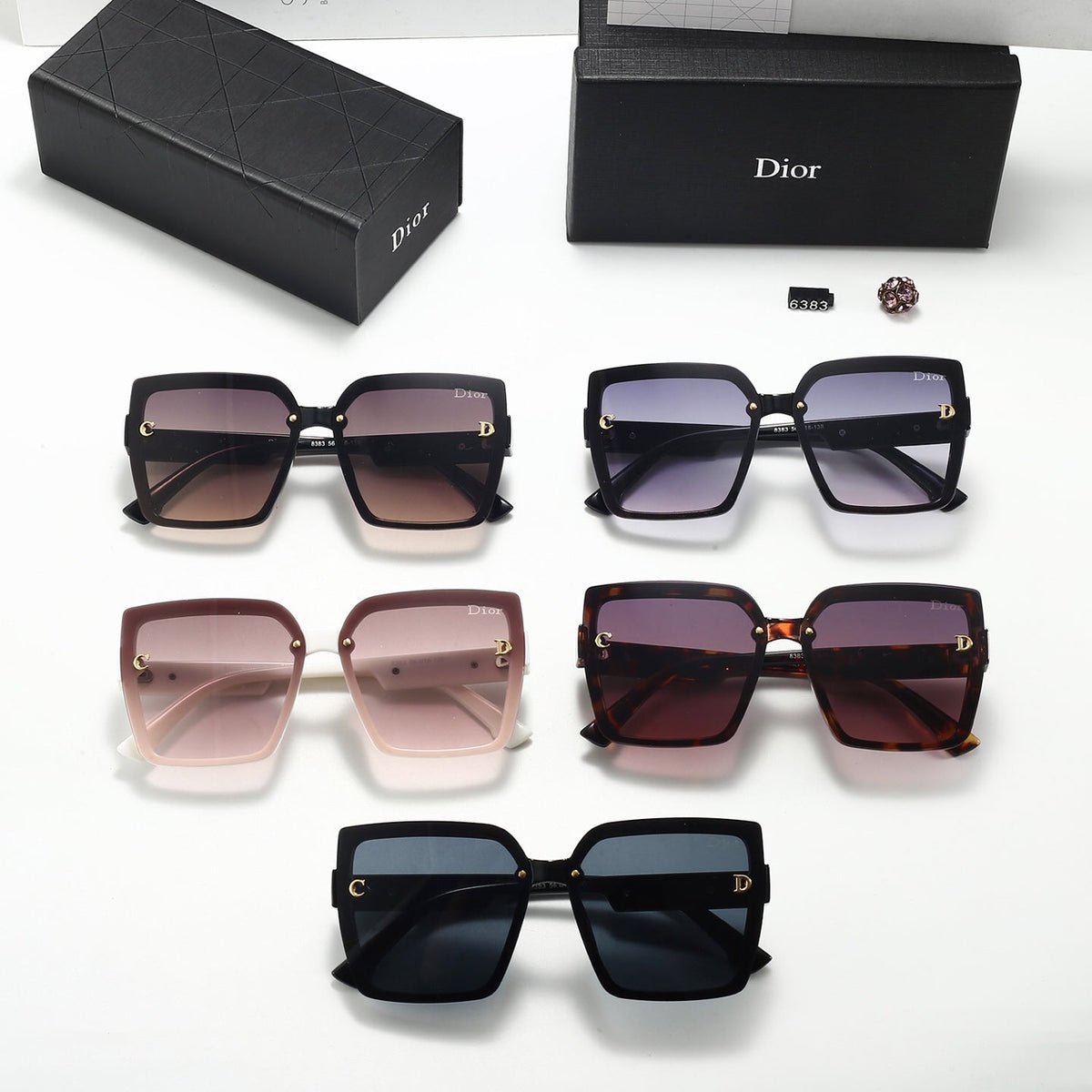 2026 5 colors fashionable thickened beautiful edge high definition gradient color ocean lens series
