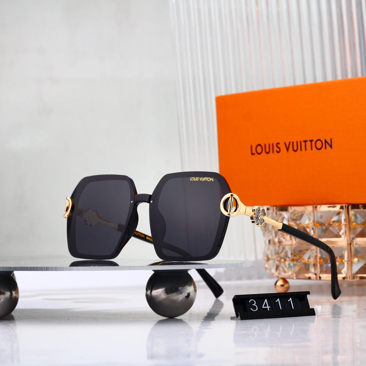 2026 New full frame metal sunglasses