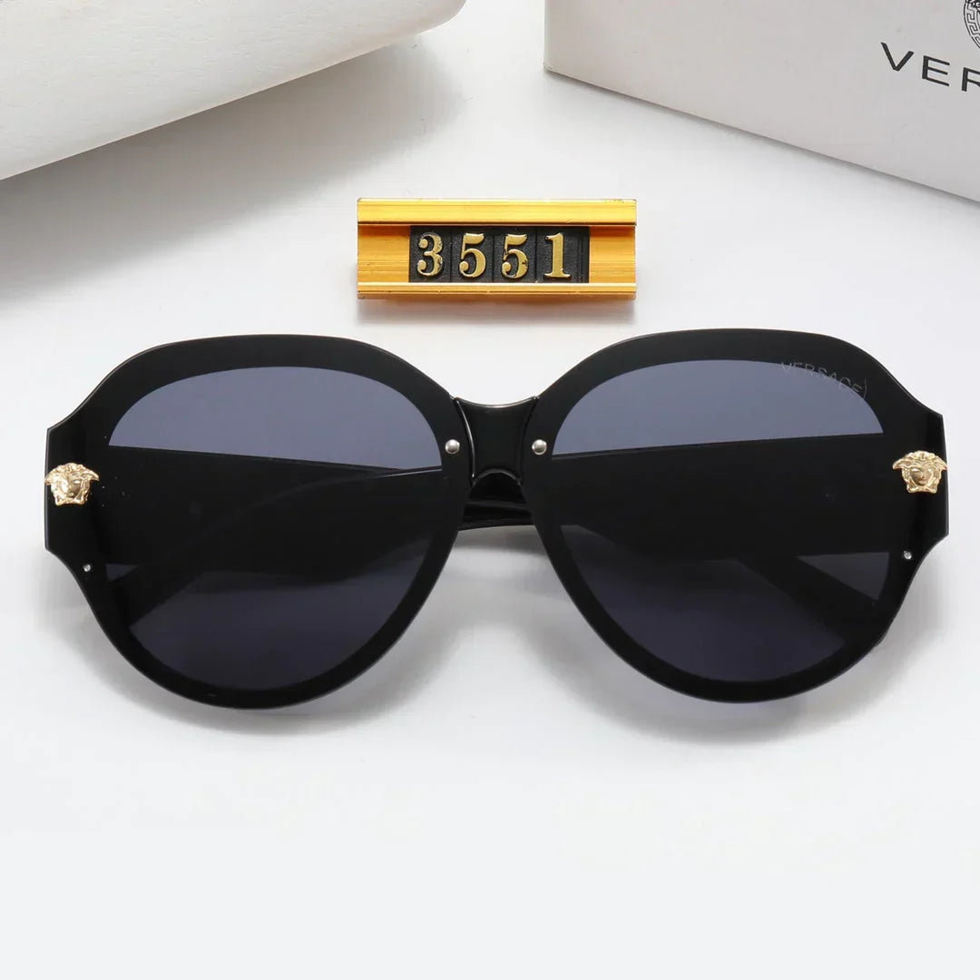 2026 6-color fashion VE letter temple sunglasses polarized glasses