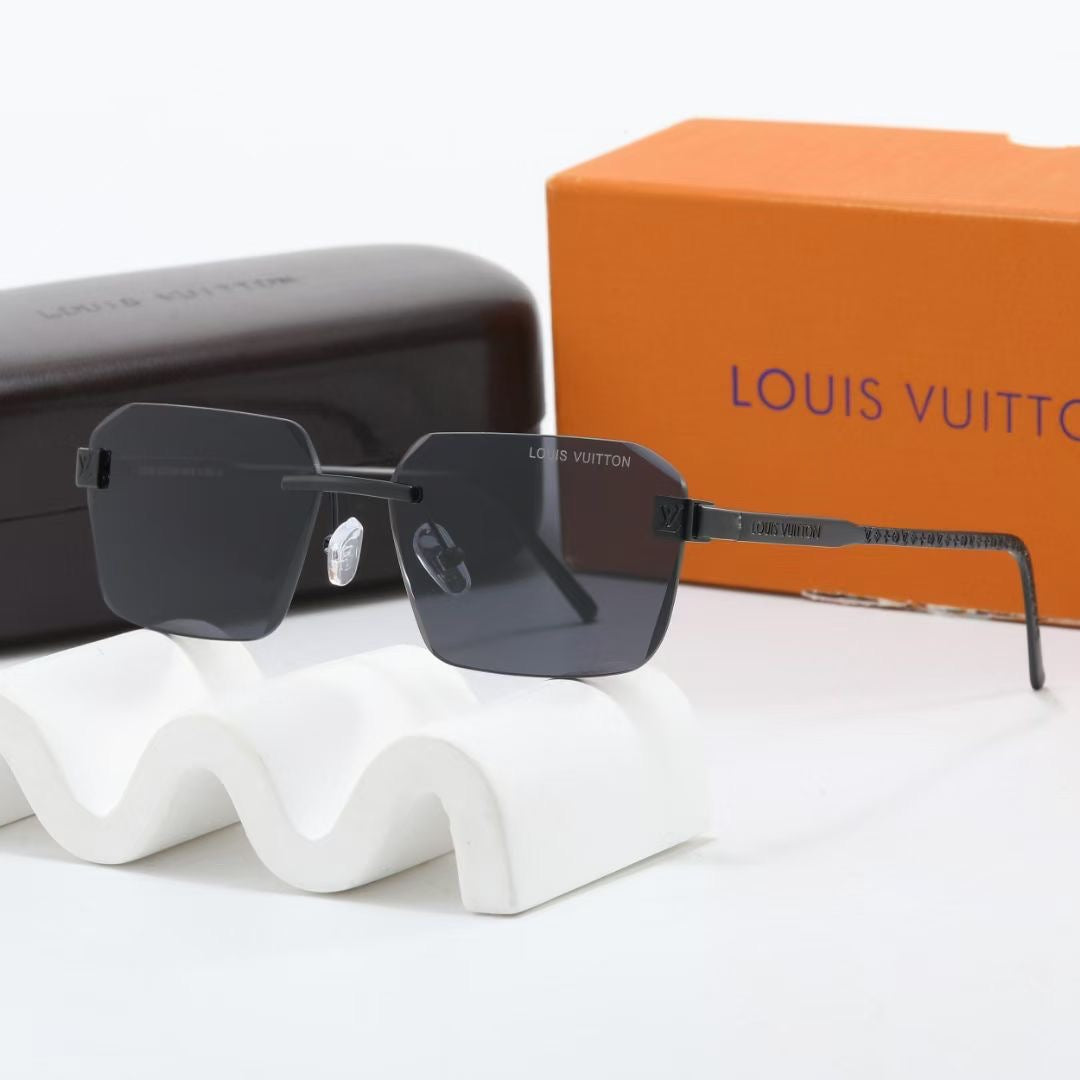 2026 7 colors frameless new metal sunglasses