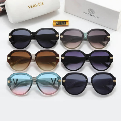 2026 6-color fashion VE letter temple sunglasses polarized glasses