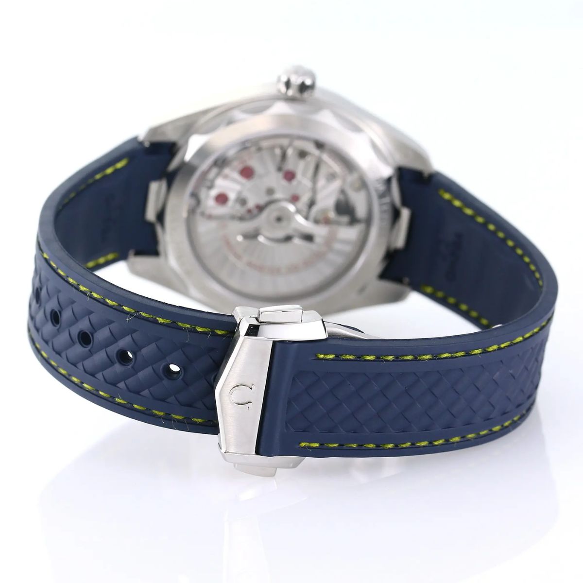 Celestial Aqua Sport 150M 41mm Steel On Rubber Strap Blue Dial 9293