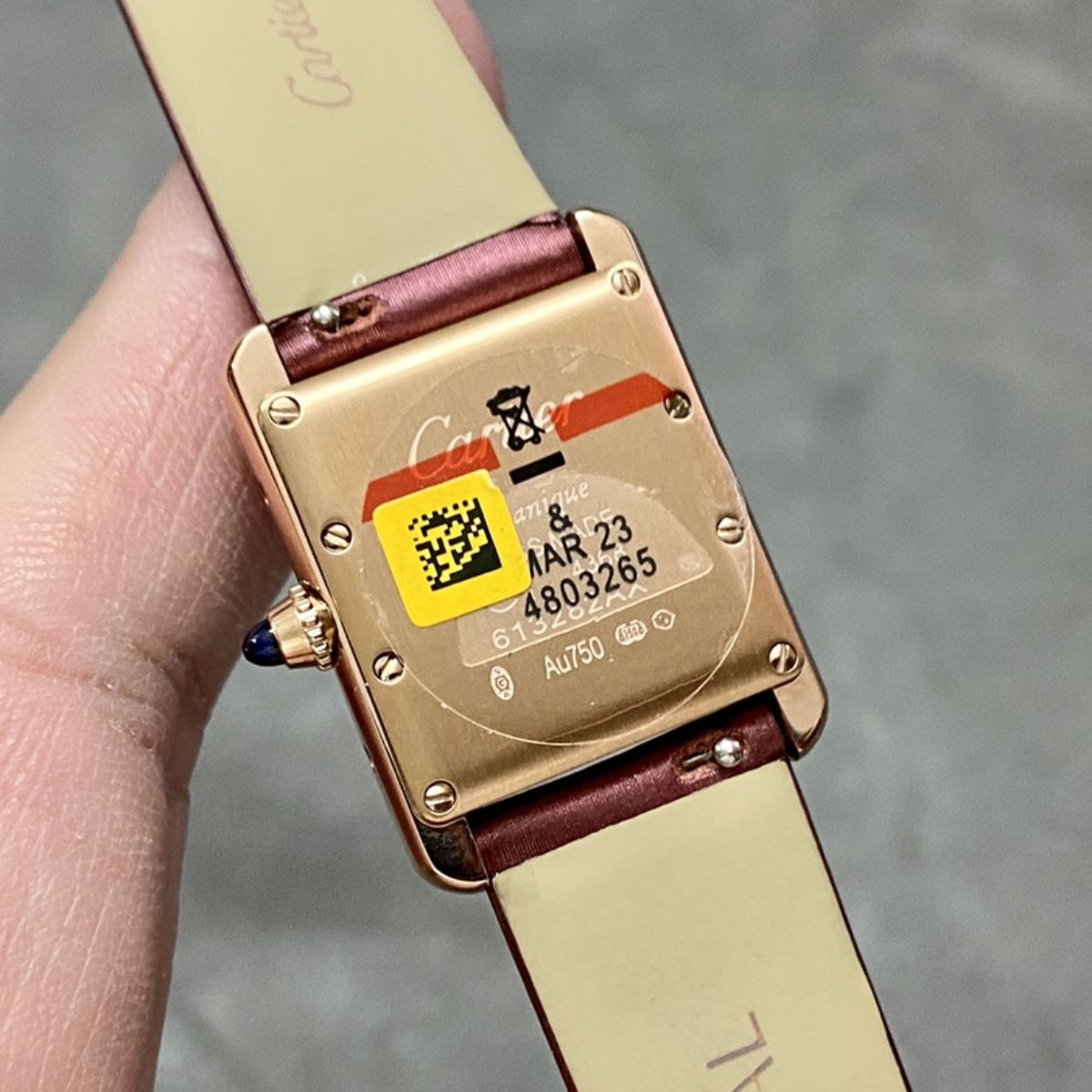 Parisian Rectangular Essential watch 29.5 x 22 mm 3776